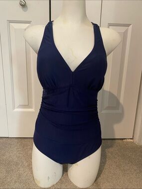 Cupshe Navy One-Piece Swimsuit
